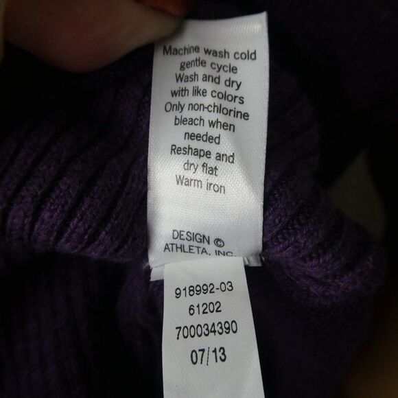 Athleta Zuni Space Dye Sweater Dress Turtleneck Md - Picture 9 of 11